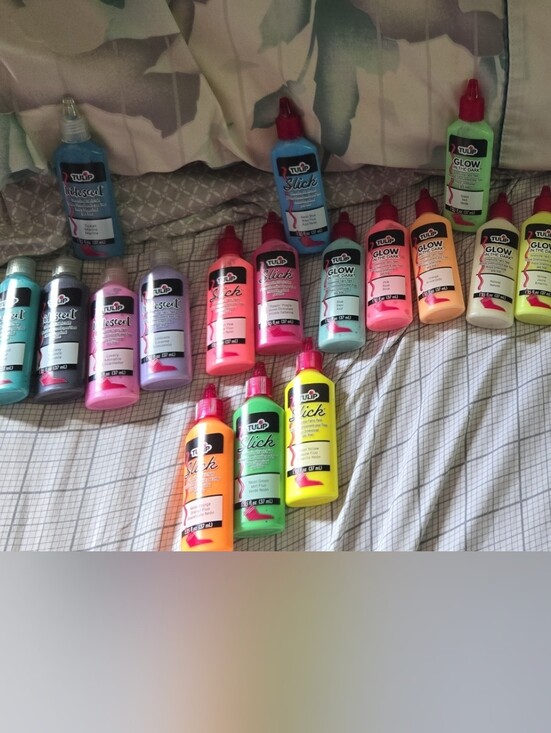 Other - Slick,Iridescent And Glow In The Dark Fabric Paint